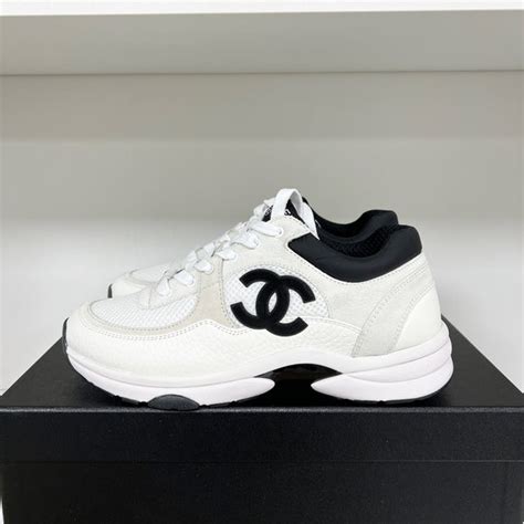 chanel cc runner|chanel runners black and white.